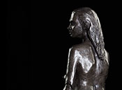 Bronze Sculpture, contemporary nude figure, mortality