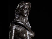 Bronze Sculpture, contemporary nude figure, mortality